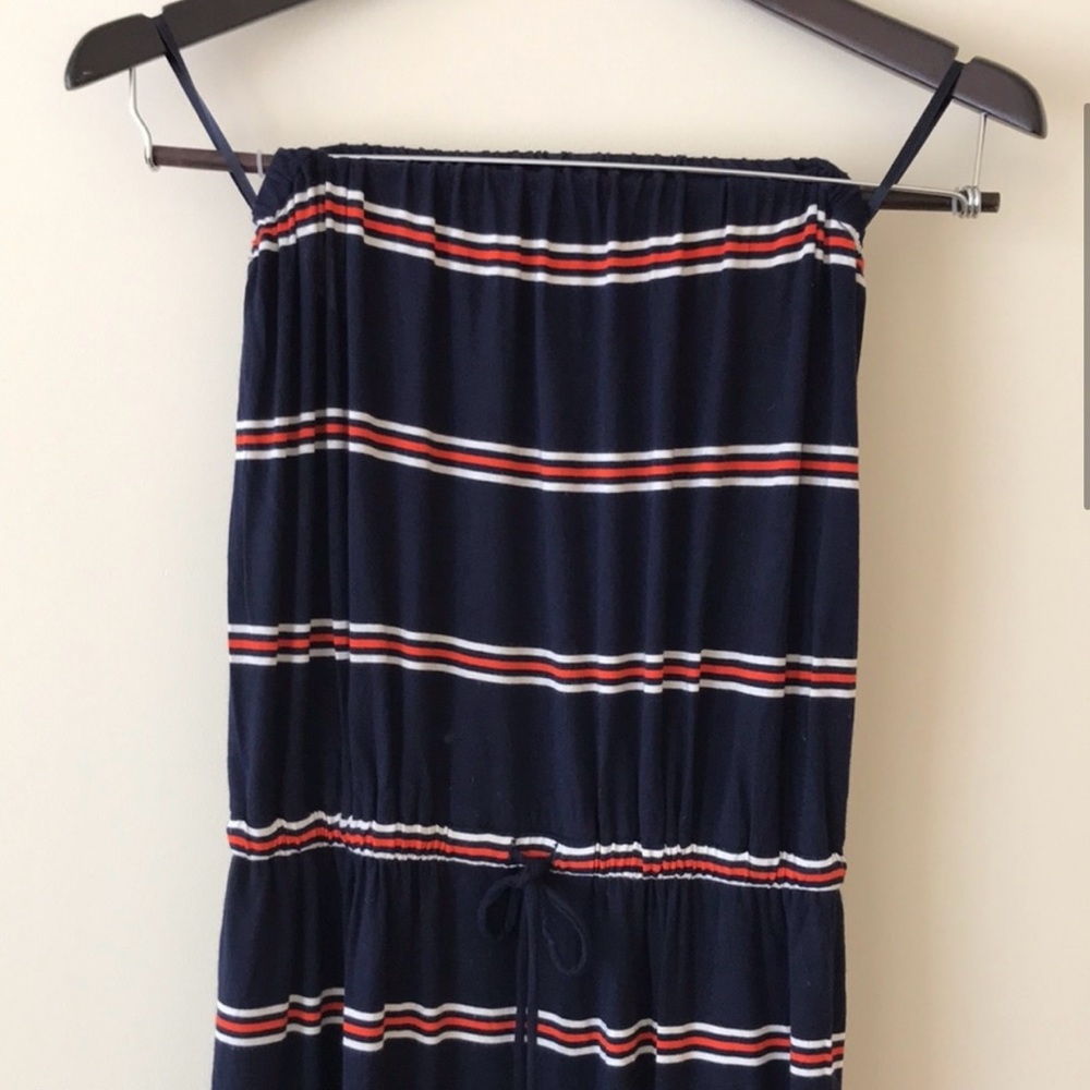 J Crew strapless maxi dress